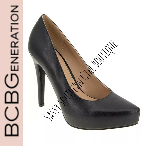 🆕⭐BCBGeneration Black platform heels - Picture 1 of 7